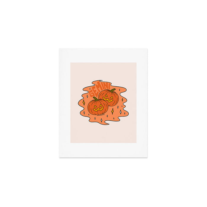 Gemini Jack O Lantern Art Print Gallery Image 1