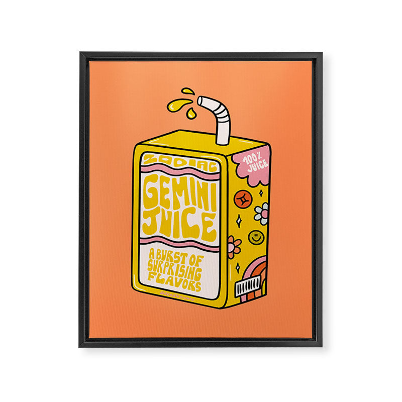Gemini Juice Box Framed Canvas Print Gallery Image 8