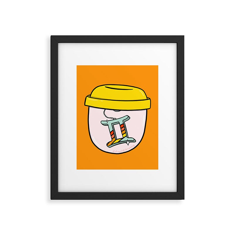 Gemini Keychain Framed Art Print Gallery Image 6