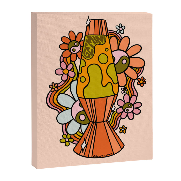 Gemini Lava Lamp Canvas Print Gallery Image 1