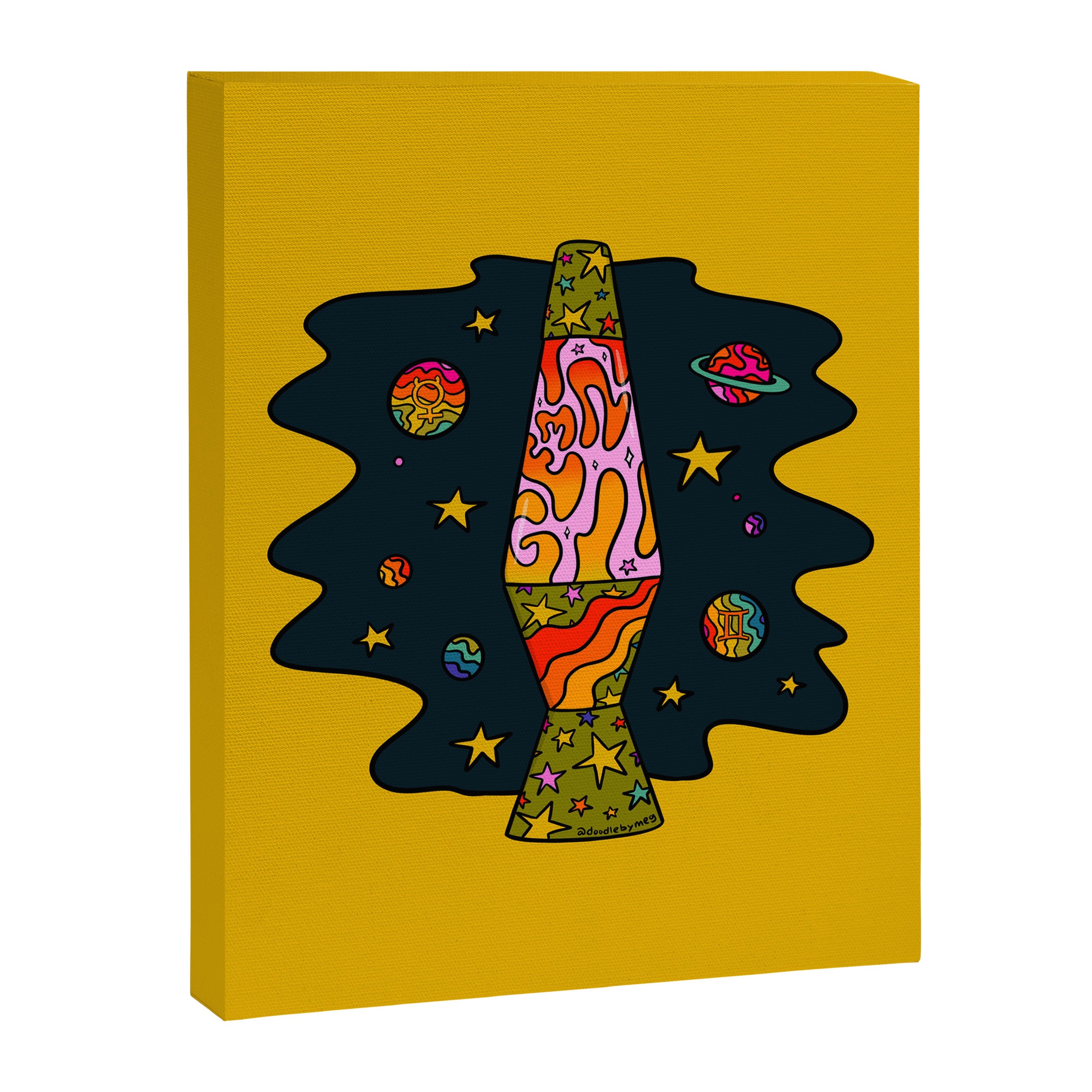 Gemini Lava Lamp Canvas Print Gallery Image 8