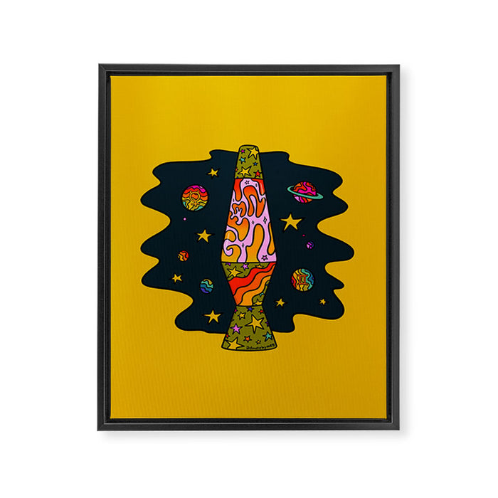 Gemini Lava Lamp Framed Canvas Print Gallery Image 1