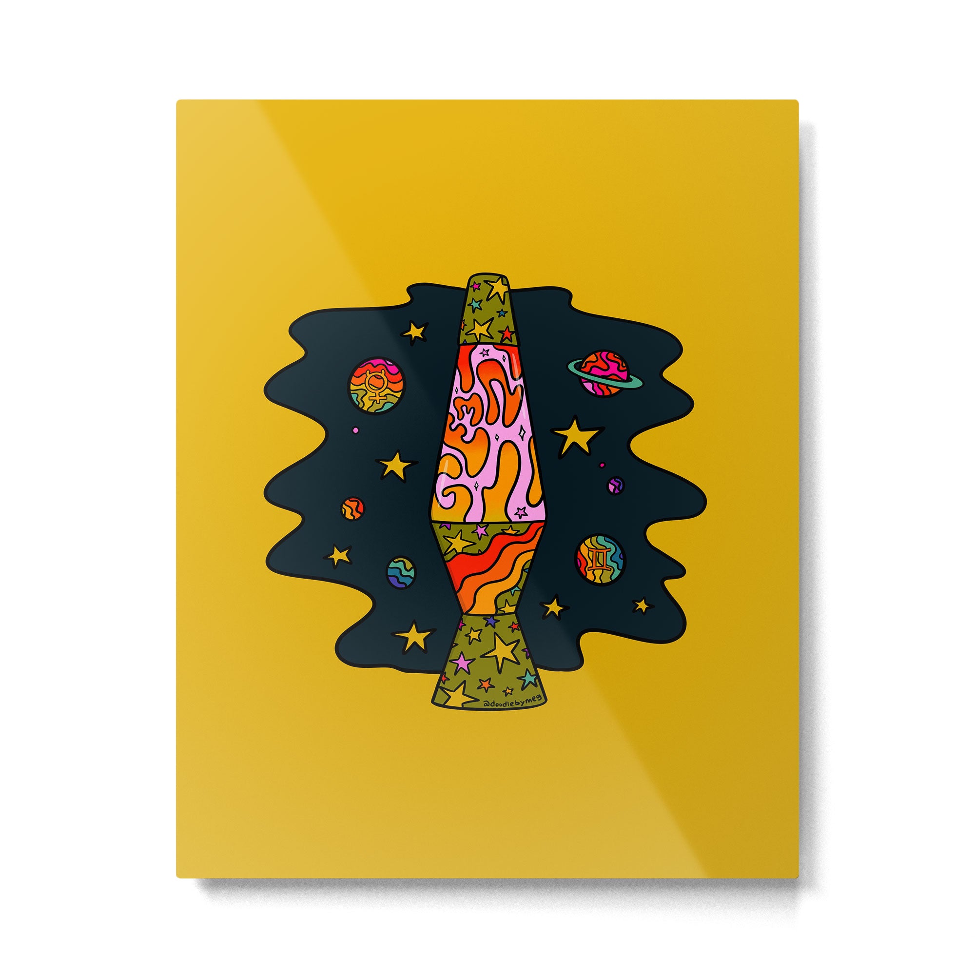 Gemini Lava Lamp Metal Print Gallery Image 6
