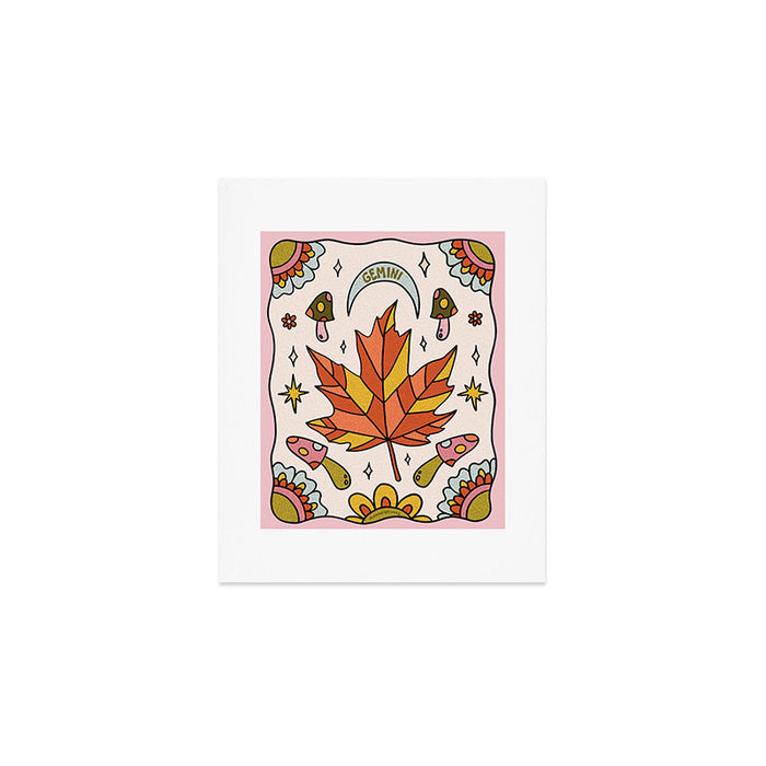 Gemini Leaf Art Print Gallery Image 1