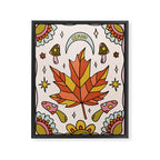 Gemini Leaf Framed Canvas Print Gallery Image 8