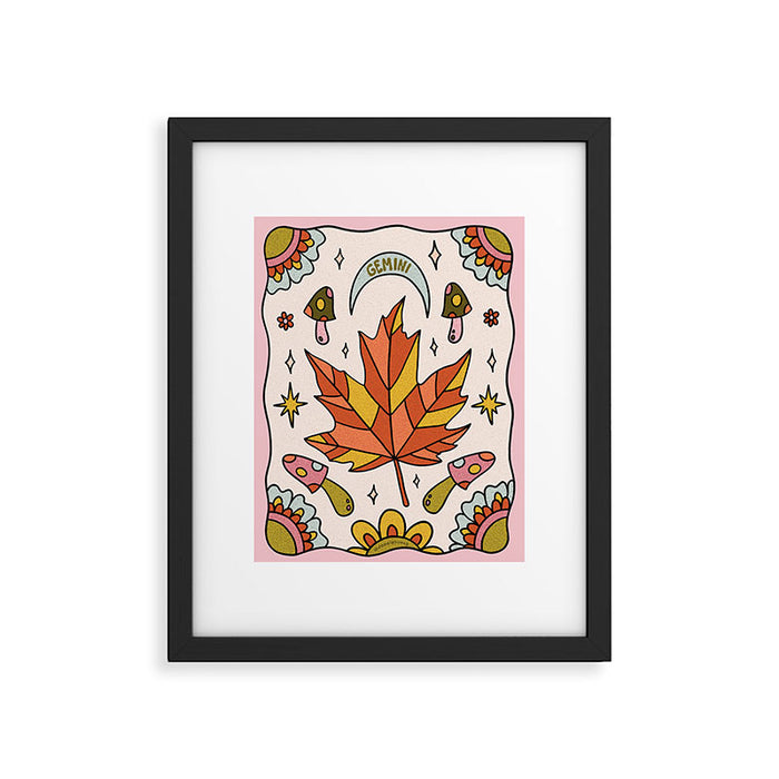 Gemini Leaf Framed Art Print Gallery Image 1