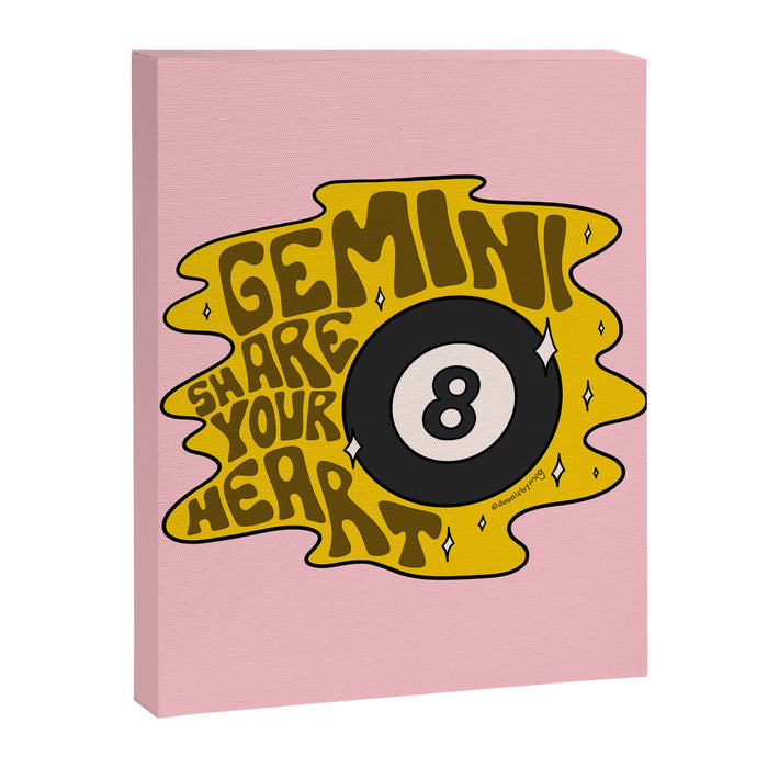 Gemini Magic 8 Ball Canvas Print Gallery Image 1