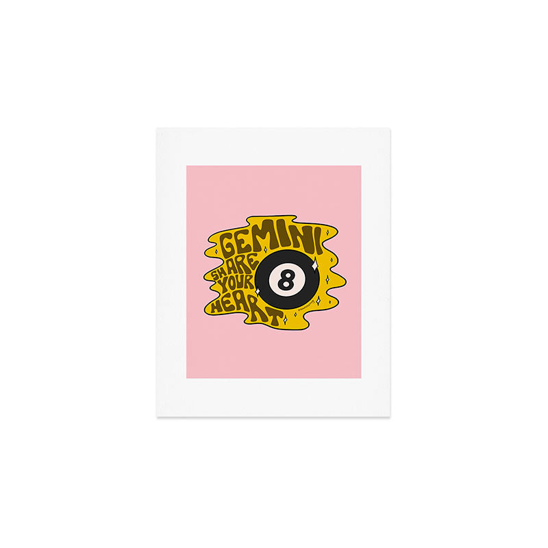 Gemini Magic 8 Ball Art Print Gallery Image 1