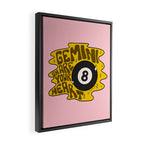 Gemini Magic 8 Ball Framed Canvas Print Gallery Image 2