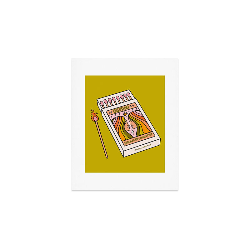 Gemini Matchbox Art Print Gallery Image 1