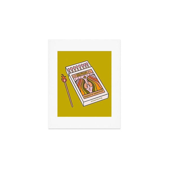 Gemini Matchbox Art Print Gallery Image 1