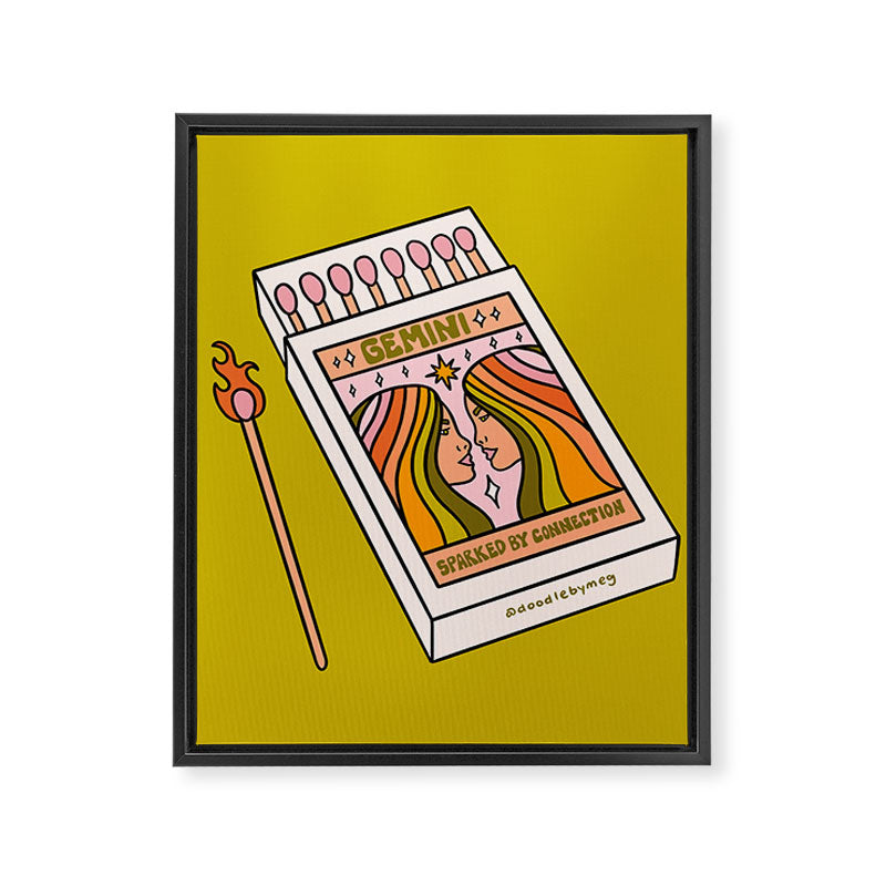 Gemini Matchbox Framed Canvas Print Gallery Image 8