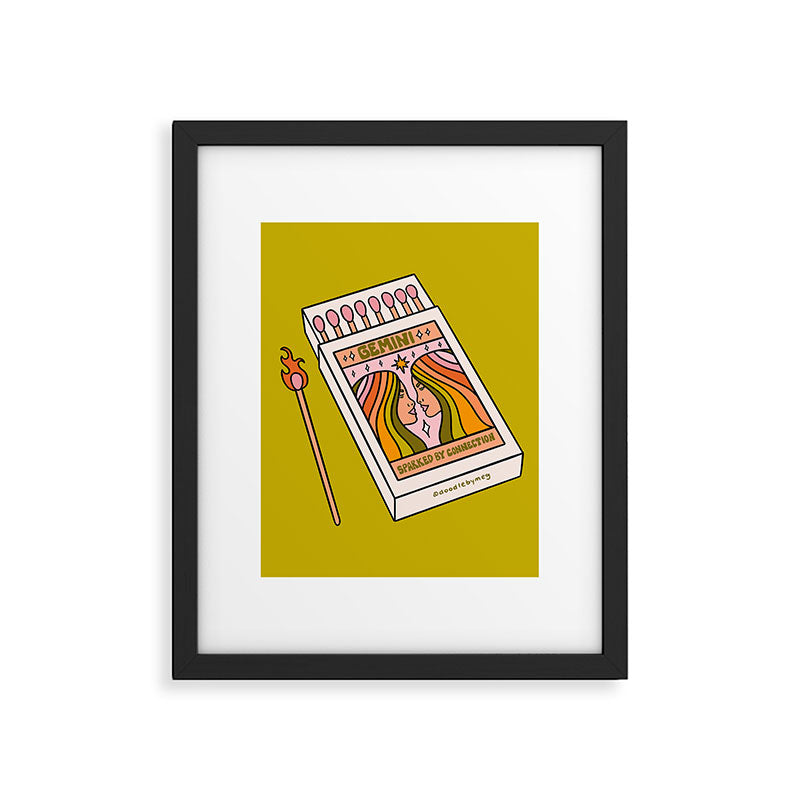 Gemini Matchbox Framed Art Print Gallery Image 6