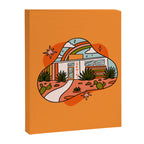 Gemini Mid Century House Canvas Print Gallery Image 8