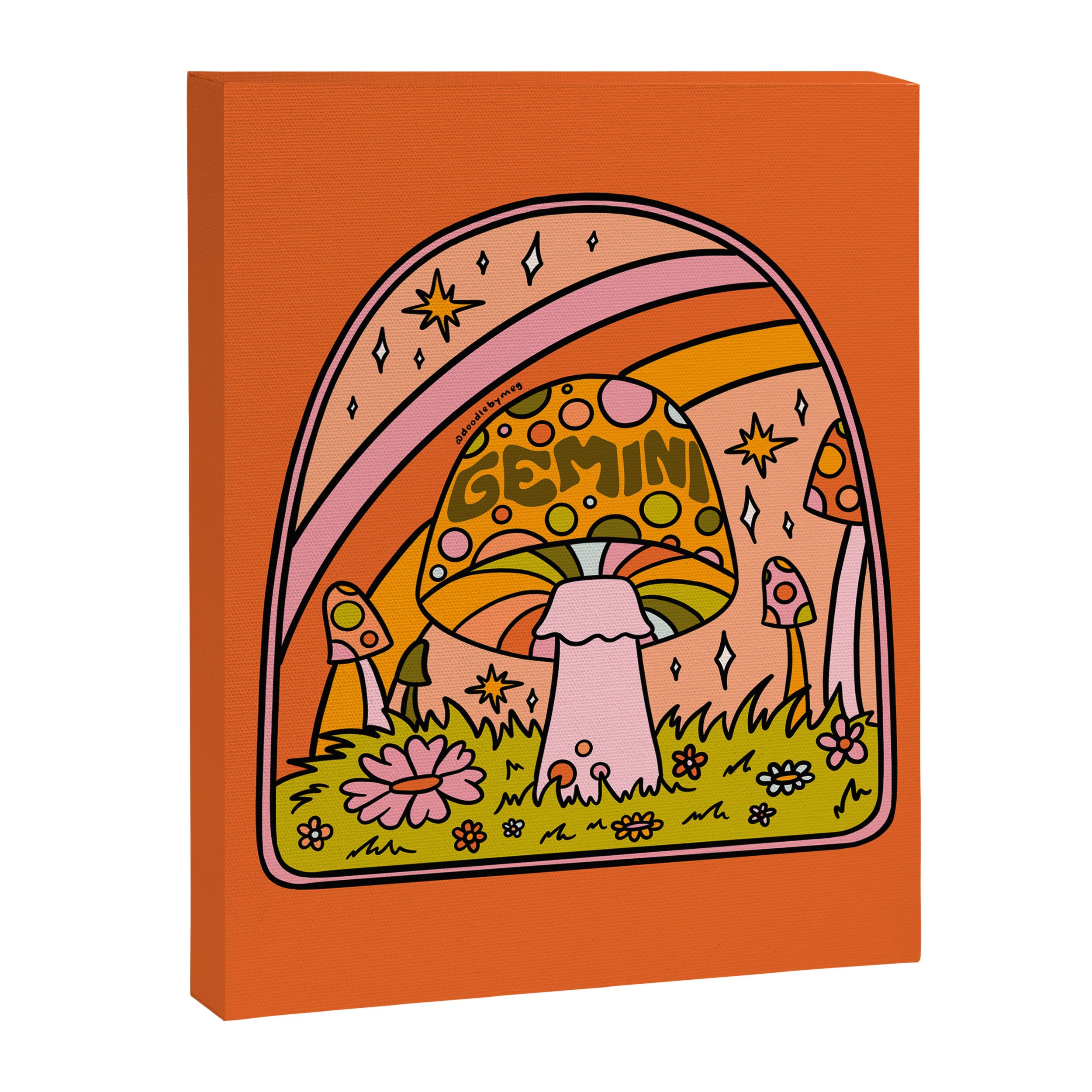 Gemini Mushroom Canvas Print Gallery Image 8