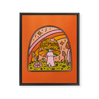 Gemini Mushroom Framed Canvas Print Gallery Image 8
