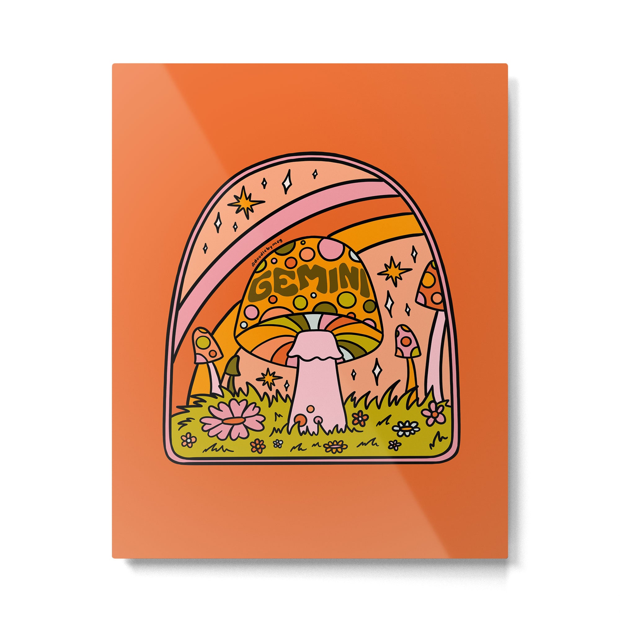 Gemini Mushroom Metal Print Gallery Image 6