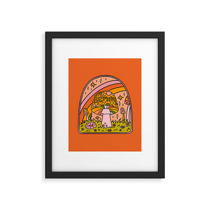 Gemini Mushroom Framed Art Print Gallery Image 1