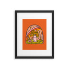 Gemini Mushroom Framed Art Print Gallery Image 4
