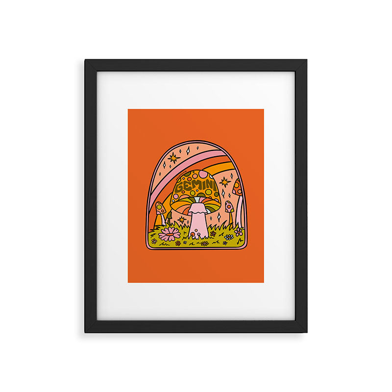 Gemini Mushroom Framed Art Print Gallery Image 4