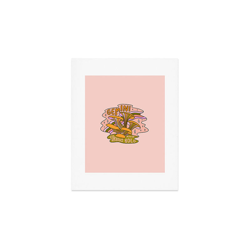 Gemini Mushroom Art Print Gallery Image 1