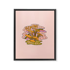 Gemini Mushroom Framed Canvas Print Gallery Image 8