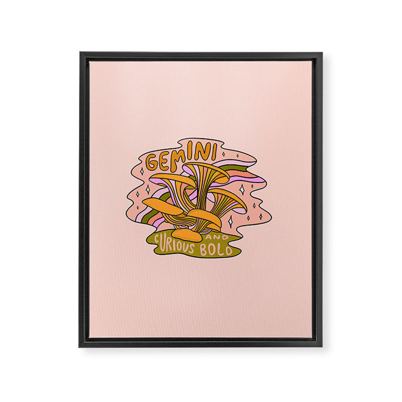 Gemini Mushroom Framed Canvas Print Gallery Image 8