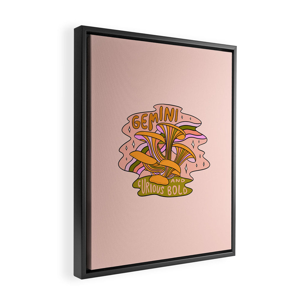 Gemini Mushroom Framed Canvas Print Gallery Image 2
