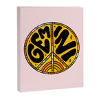 Gemini Peace Sign Canvas Print Gallery Image 8