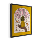 Gemini Pineapple Framed Canvas Print Gallery Image 2