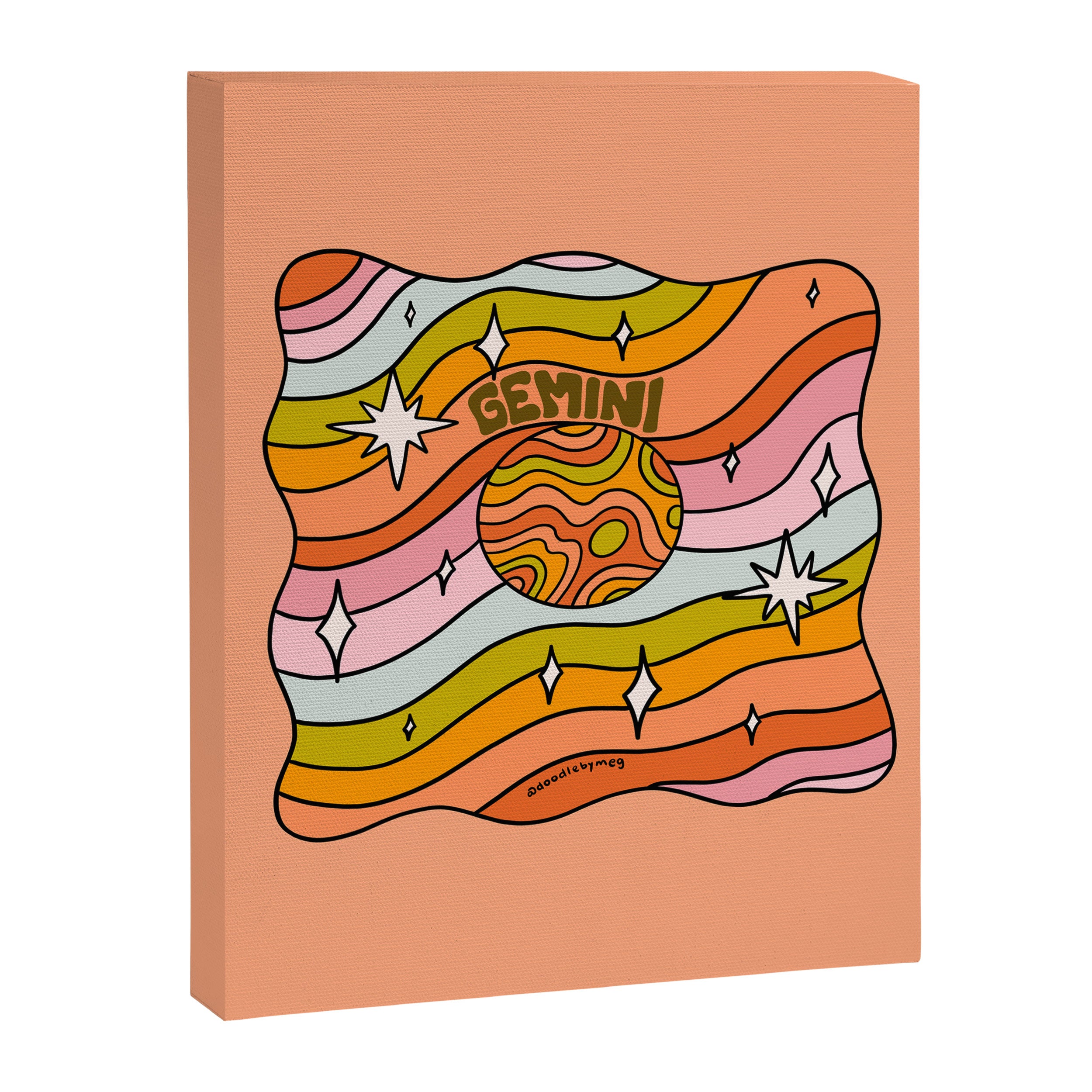 Gemini Planet Canvas Print Gallery Image 8