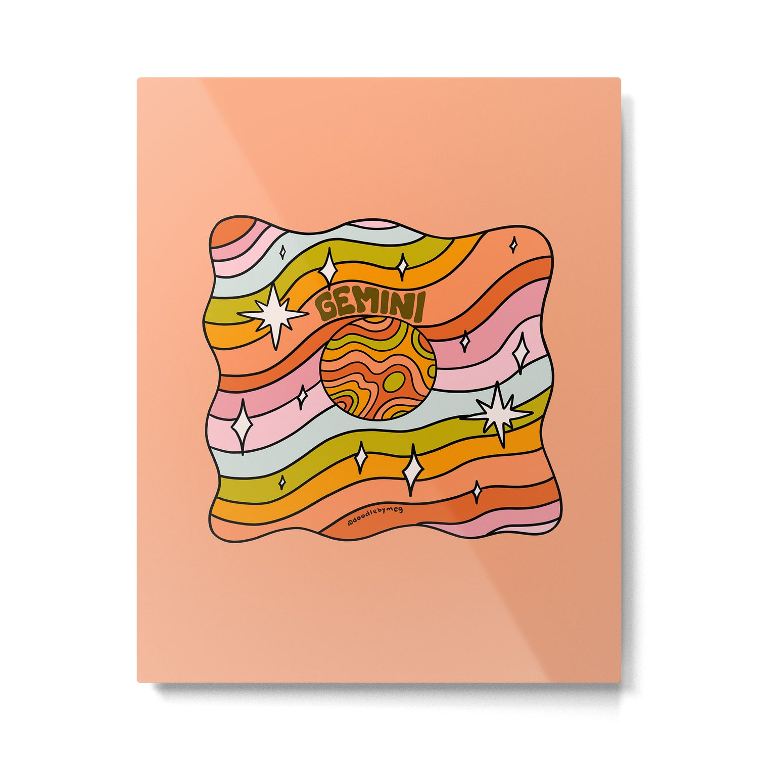 Gemini Planet Metal Print Gallery Image 6