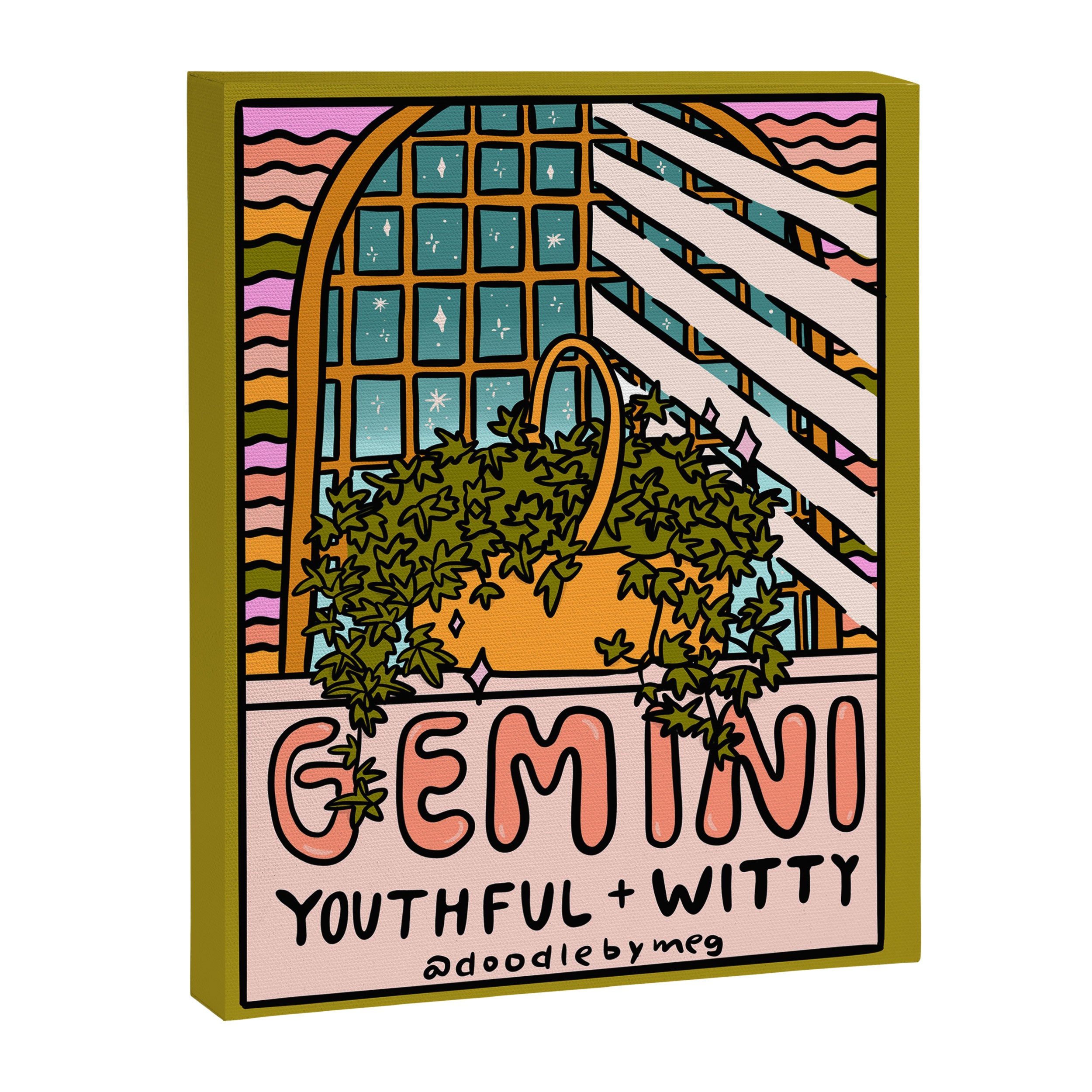 Gemini Plant Canvas Print Gallery Image 8