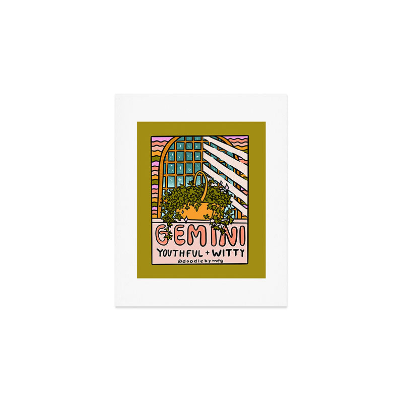 Gemini Plant Art Print Gallery Image 1