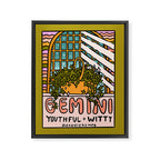 Gemini Plant Framed Canvas Print Gallery Image 8