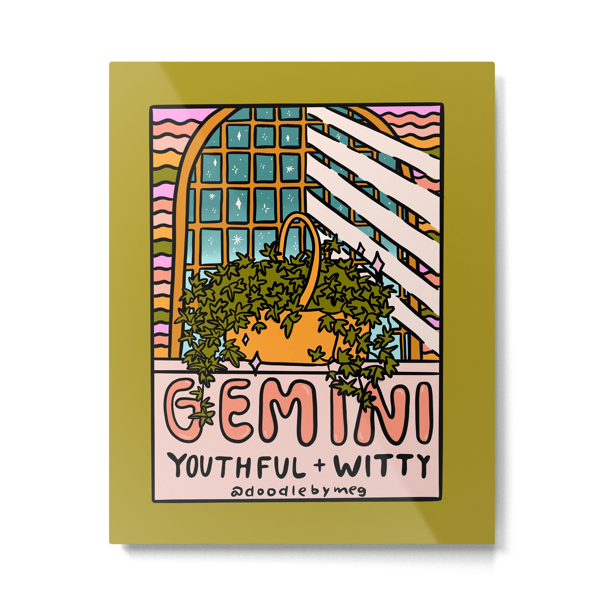 Gemini Plant Metal Print Gallery Image 6