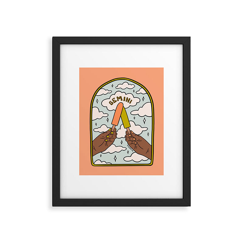 Gemini Popsicle Framed Art Print Gallery Image 6