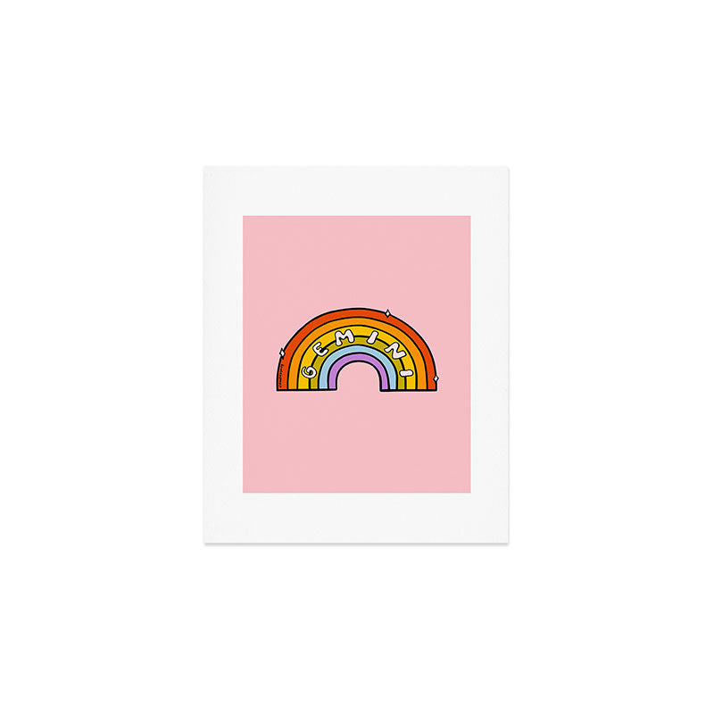 Gemini Rainbow Art Print Gallery Image 1