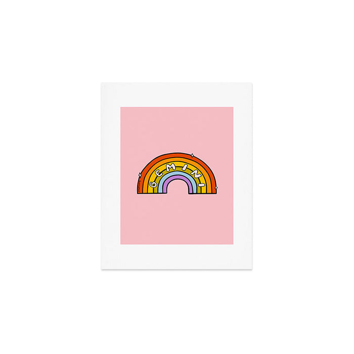Gemini Rainbow Art Print Gallery Image 1
