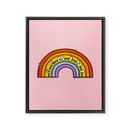 Gemini Rainbow Framed Canvas Print Gallery Image 8