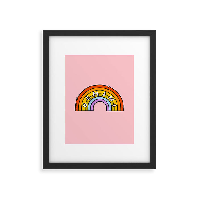 Gemini Rainbow Framed Art Print Gallery Image 1