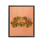 Gemini Roller Skate Framed Canvas Print Gallery Image 8