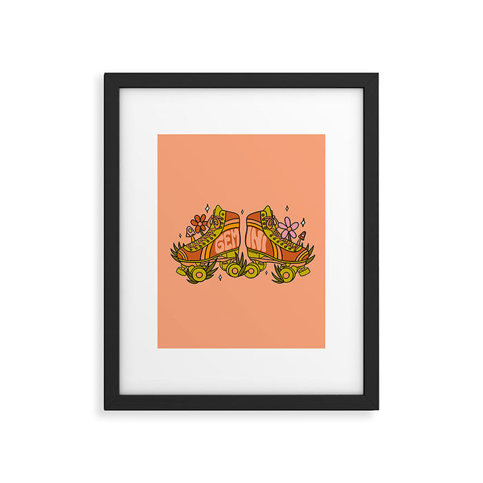 Gemini Roller Skate Framed Art Print Gallery Image 1