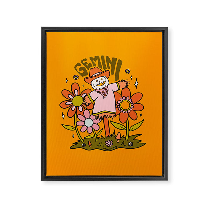 Gemini Scarecrow Framed Canvas Print Gallery Image 1