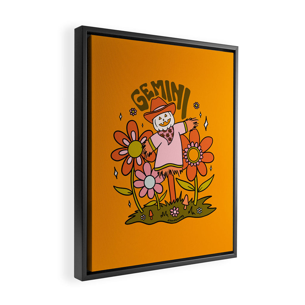 Gemini Scarecrow Framed Canvas Print Gallery Image 2