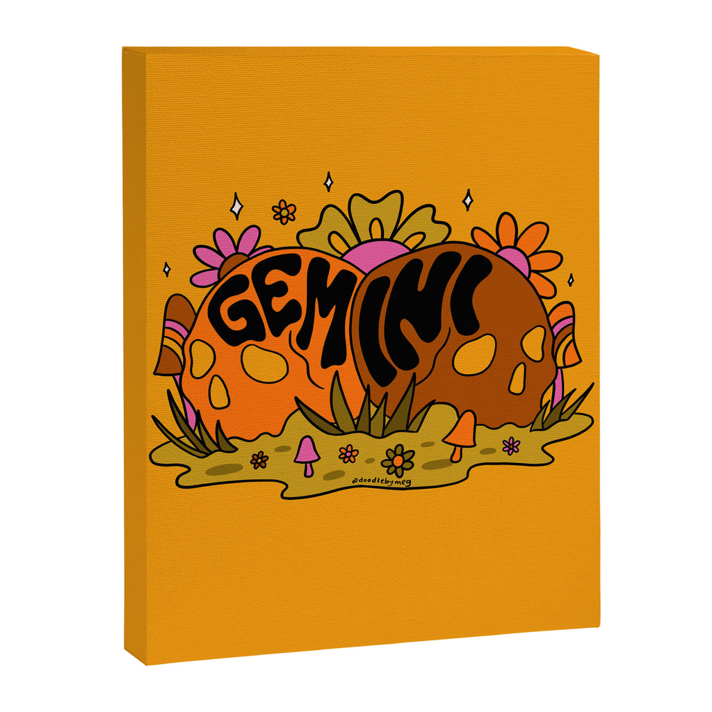 Gemini Skull Canvas Print Gallery Image 8