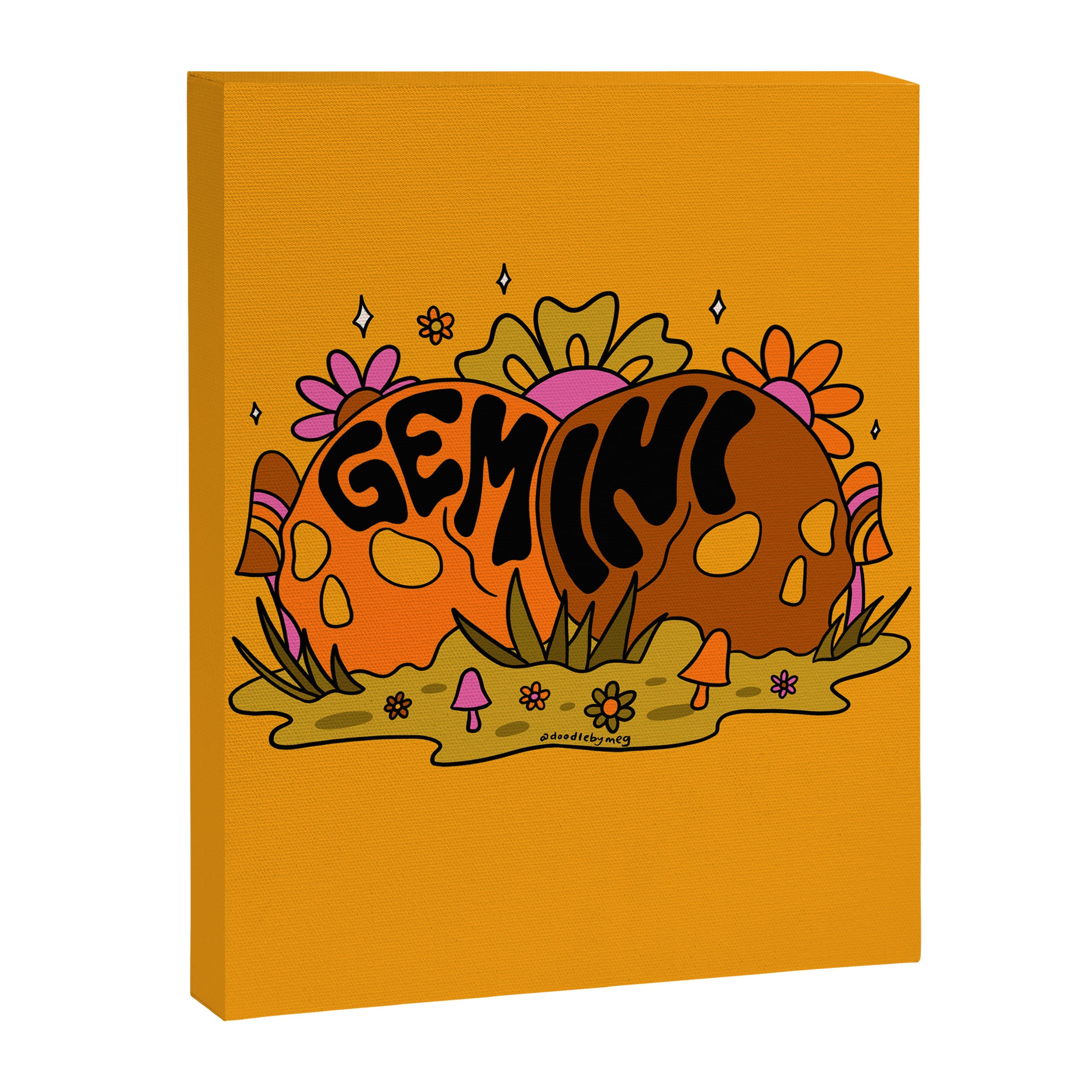 Gemini Skull Canvas Print Gallery Image 8
