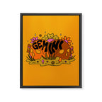 Gemini Skull Framed Canvas Print Gallery Image 8