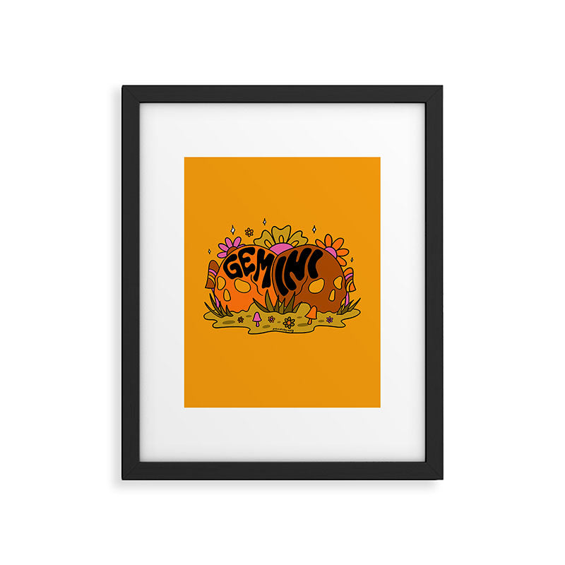 Gemini Skull Framed Art Print Gallery Image 6