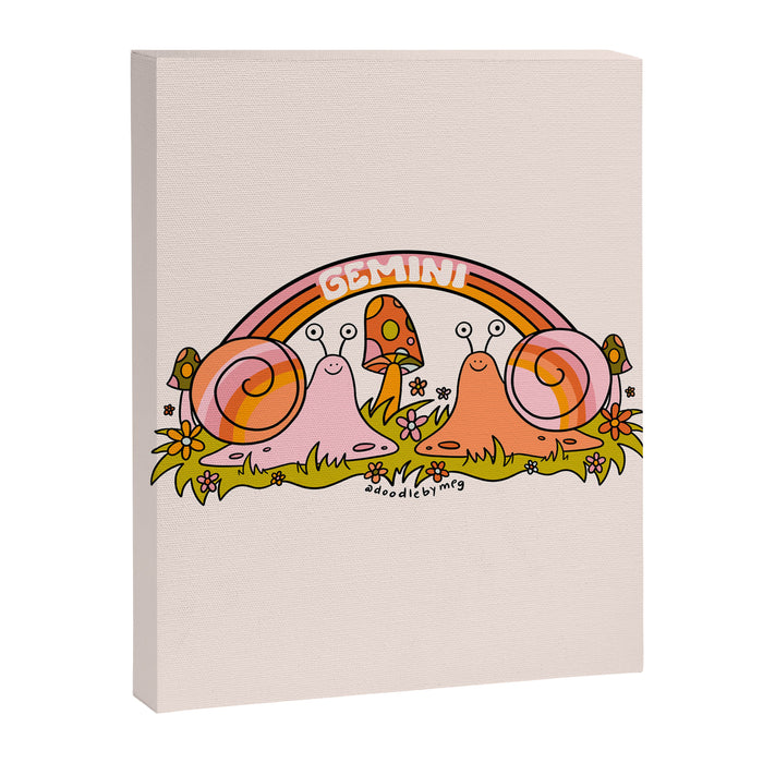Gemini Snail Canvas Print Gallery Image 1
